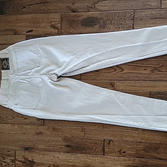Vintage Express Jeans in Cream with hints of brown - Picture 5 of 6